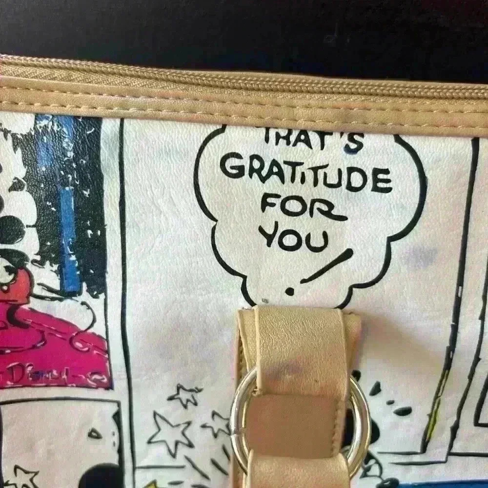 Disney Mickey Mouse Comic Strip Purse Handbag Tote - Picture 15 of 16